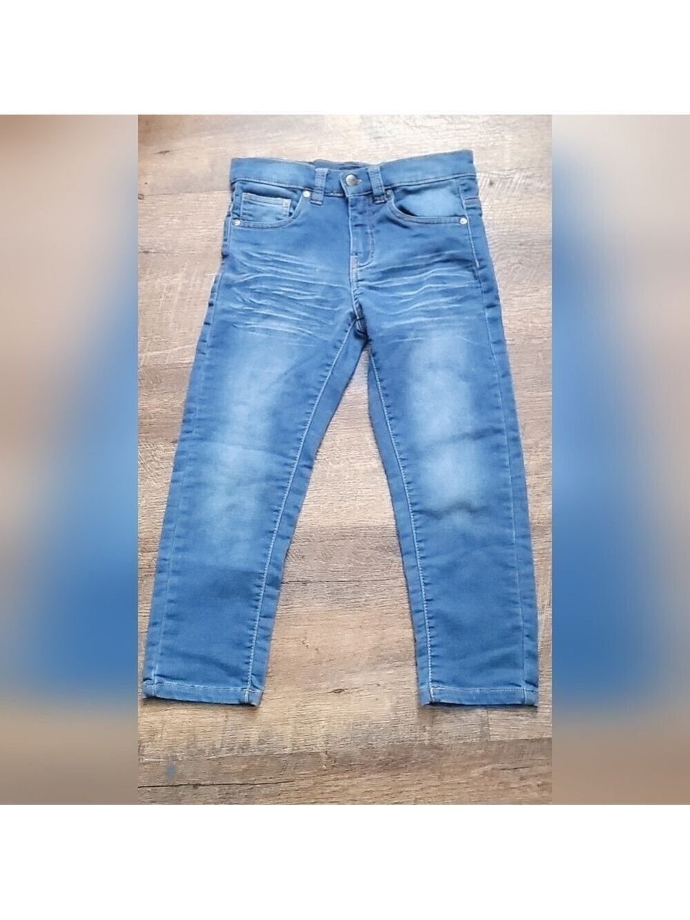 Tony Hawk Kids Straight Legged Jeans in Classic Blue Sz 6